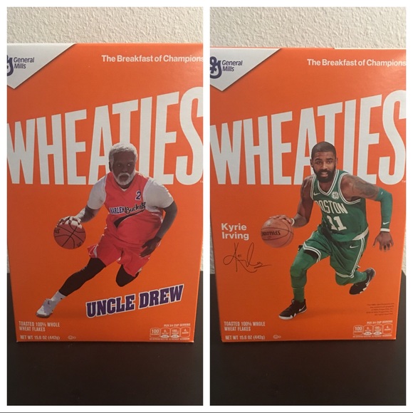 kyrie wheaties box